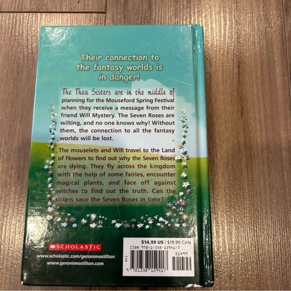 Thea Stilton The Land of Flowers Special Edition #6 Hardcover Book - Picture 2 of 2